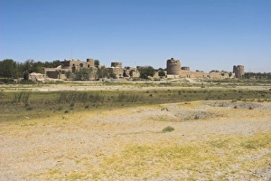 Ancient caravanserai near Pul-I-Malan, an ancient bridge of 15 arches now reconstructed