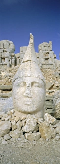 Ancient carved stone heads