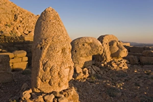 Nemrut Dag Prints: Ancient carved stone heads of the gods, head of Heracles, Nemrut Dagi (Nemrut Dag)