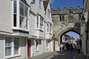City Gates Prints: Ancient city gate, Salisbury, Wiltshire, England, United Kingdom, Europe