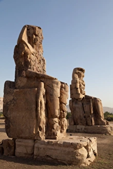 Luxor Prints: The ancient Colossi of Memnon near Luxor