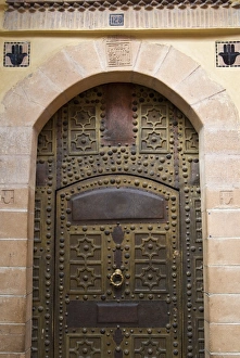 Ancient door, Medina, Marrakech (Marrakesh), Morocco, North Africa, Africa Ancient door, Medina, Marrakech (Marrakesh), Morocco, North Africa, Africa