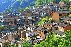 Province Prints: Ancient earthen buildings in YangChan Tulou village show long history in Huangshan