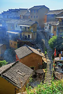 Settlement Prints: Ancient earthen buildings in YangChan Tulou village reflect history and culture of rural life in Huangshan