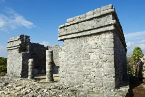 Ancient Mayan archaeological site of Tulum, Tulum, Quintana Roo, Mexico, North America