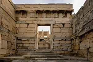 Significant Prints: Ancient Propylaea building entrance, The Acropolis, UNESCO, Athens, Greece