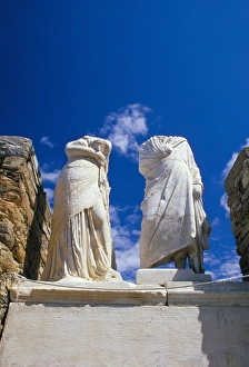 Delos Prints: Ancient statues of Cleopatra and Diocrides