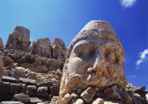 Nemrut Dag Prints: Ancient Stone Sculpture, Nemrut Dag, Turkey