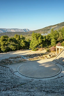 Visibility Prints: Ancient theatre at the Asclepieion of Epidaurus, UNESCO, Peloponnese, Greece