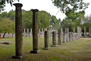 Images Dated 29th October 2007: The ancient town of Olympia, UNESCO World Heritage Site, Peloponnese, Greece, Europe