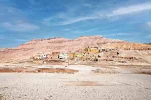 Luxor Prints: Ancient village of La Gurna, Luxor, West Bank, Egypt