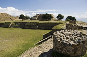 The ancient Zapotec city of Monte Alban