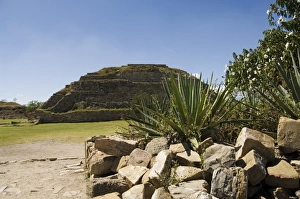 The ancient Zapotec city of Monte Alban