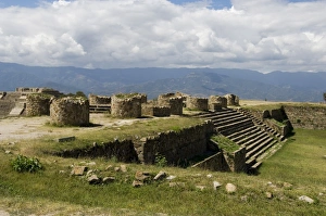 The ancient Zapotec city of Monte Alban