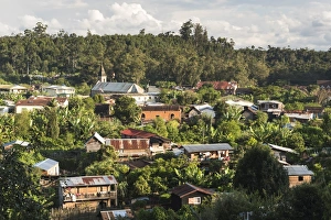 Eastern Madagascar Prints: Andasibe Town, Eastern Madagascar, Africa