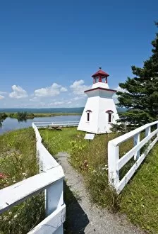 Anderson Hallow Lighthouse in Riverside-Albert, New Brunswick, Canada, North America
