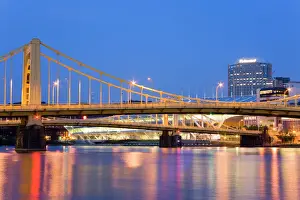 Connection Prints: Andy Warhol Bridge (7th Street Bridge) over the Allegheny River, Pittsburgh