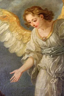 Angel Prints: Detail of an angel, part of the Miraculous Healing of St