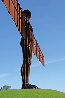 Human Representation Prints: Angel of the North, by Antony Gormley, Gateshead, Tyne and Wear, England, United Kingdom