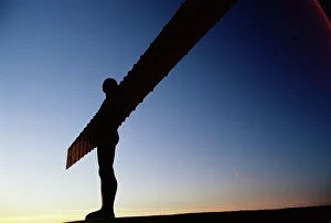 Metal Prints: The Angel of the North, Newcastle upon Tyne, Tyne and Wear, England, United Kingdom