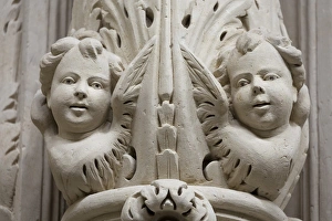 Lecce Prints: Angels in a church in the Baroque city of Lecce, Puglia, Italy, Europe