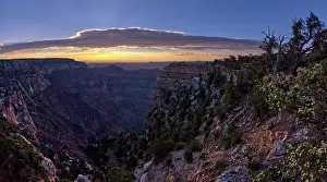 Cape Royal Prints: Angels Window at Cape Royal on the North Rim of Grand Canyon at sunrise