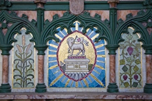 Altar Prints: Anglican Church altar detail, St