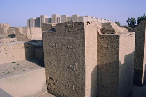 Achaemenid Prints: Animals in relief on the wall of the South Palace