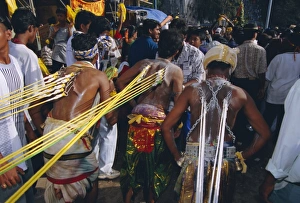Annual Hindu festival of Thaipusam