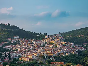 Samos Prints: Ano Vathy at sunrise, Samos Town