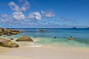Anse Soleil beach, Mahe, Republic of Seychelles, Indian Ocean, Africa