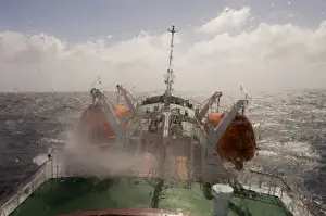 Antarctic Dream navigation on rough seas near Cape Horn, Drake Passage