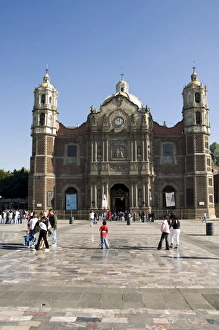 Mexico City Prints: The Antigua Basilica adjacent to the Basilica de Guadalupe