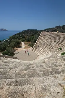 Theater Prints: Antiphellos Theater (Helenistic), 1st Century BC, Kas, Antalya, Turkey