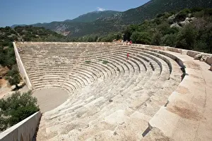 Theater Prints: Antiphellos Theater (Helenistic), 1st Century BC, Kas, Antalya, Turkey