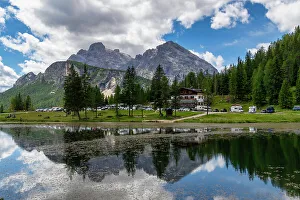 Caravan Prints: Antorno Lake, Belluno Dolomites