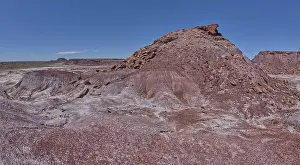 Geotourism Prints: Anvil Hill west of Hamilili Point in Petrified Forest National Park