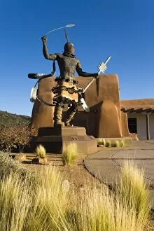 Images Dated 18th June 2010: Apache Mountain Spirit Dancer sculpture by Craig Dan Goseyun and Anthropology Laboratory