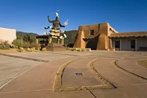 Images Dated 26th June 2010: Apache Mountain Spirit Dancer sculpture by Craig Dan Goseyun and Anthropology Laboratory