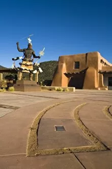Images Dated 26th June 2010: Apache Mountain Spirit Dancer sculpture by Craig Dan Goseyun and Anthropology Laboratory