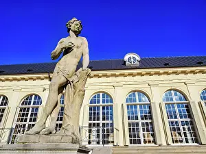 Warsaw Prints: Apollo Sculpture in front of the Old Orangery