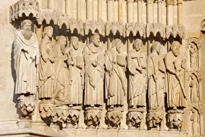 Apostles Prints: The Apostles, Amiens Cathedral, UNESCO World Heritage Site, Amiens, Somme, France, Europe