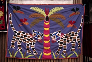 Benin Prints: Applique work, Ganvie (stilt village), Benin, West Africa, Africa