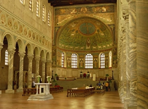 The apse of Sant Apollinare in Classe, dating from the 6th century