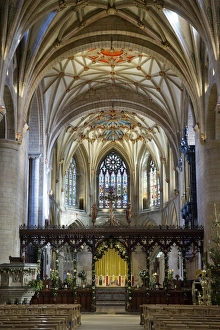 Church Of England Prints: Apse of Tewkesbury Abbey (Abbey Church of St)
