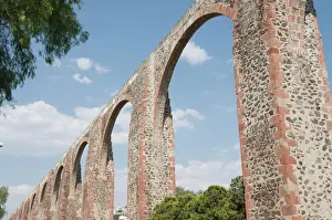 Mexican Prints: Aqueduct built in the 1720s and 1730s to bring water from nearby springs to Santiago de Queretaro