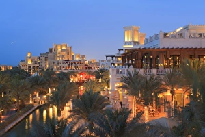 Palm trees, Jumeirah Beach, Dubai, United Arab Emirates, Middle East