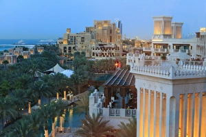Palm trees, Jumeirah Beach, Dubai, United Arab Emirates, Middle East