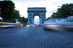 Images Dated 20th June 2008: Arc de Triomphe, Paris, France, Europe
