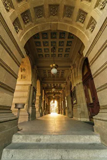 Portico Prints: Arcade at National Theatre, Prague, Czech Republic (Czechia), Europe